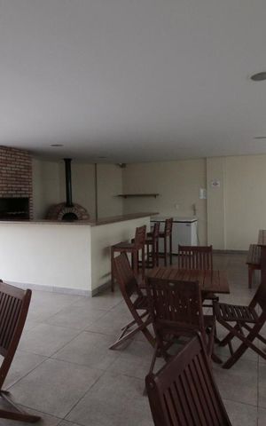 Apartamento à venda com 62m², 1 quarto e 2 vagaschurrasqueira