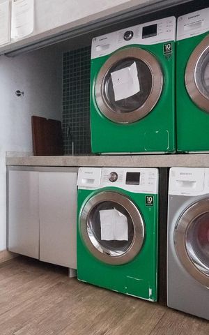 Studio para alugar com 35m², 1 quarto e 1 vagaLavanderia