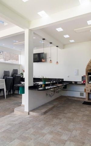 Apartamento à venda com 55m², 2 quartos e 1 vagaChurrasqueira