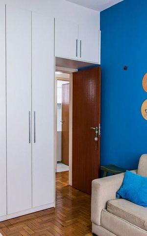 Apartamento para alugar com 110m², 3 quartos e 1 vaga Apartamento para alugar com 110m², 3 quartos e 1 vagaQuarto 01