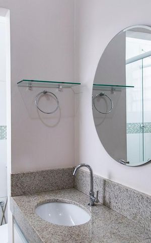 Apartamento para alugar com 110m², 3 quartos e 1 vaga Apartamento para alugar com 110m², 3 quartos e 1 vagaBanheiro da Suíte