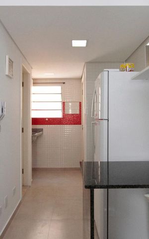 Studio para alugar com 30m², 1 quarto e sem vagaCozinha
