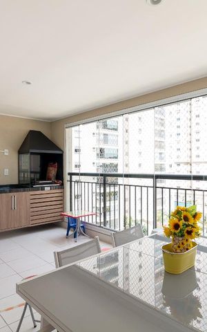 Apartamento para alugar com 154m², 3 quartos e 3 vagasVaranda gourmet