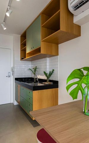Studio à venda com 31m², 1 quarto e 1 vagaStudio