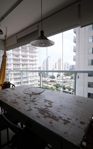 Apartamento à venda com 70m², 1 quarto e 1 vagaVaranda Gourmet