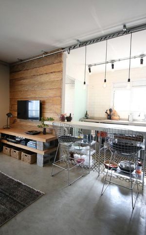 Apartamento à venda com 70m², 1 quarto e 1 vagaSala - Cozinha
