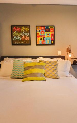 Studio à venda com 28m², 1 quarto e sem vaga Studio à venda com 28m², 1 quarto e sem vagaQuarto