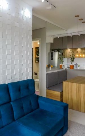 Apartamento à venda com 47m², 2 quartos e 1 vagaSala