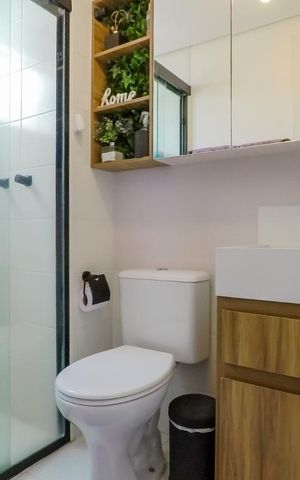 Apartamento à venda com 47m², 2 quartos e 1 vagaBanheiro