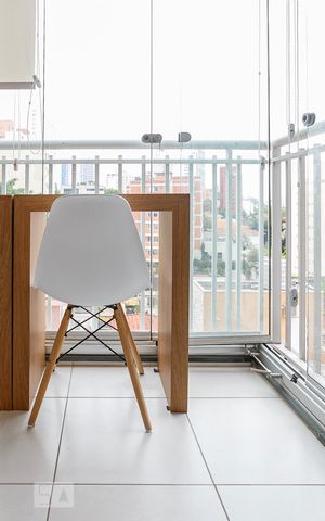 Studio para alugar com 36m², 1 quarto e 1 vaga Studio para alugar com 36m², 1 quarto e 1 vagaVaranda