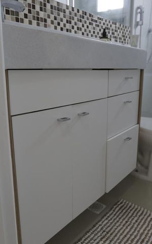 Apartamento à venda com 258m², 3 quartos e 6 vagasBanheiro da Suíte 1