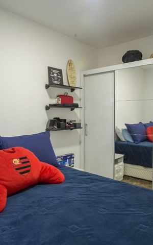 Apartamento para alugar com 58m², 2 quartos e 1 vagaQuarto 2 