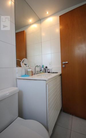 Apartamento à venda com 88m², 2 quartos e 2 vagasBanheiro da Suíte 1