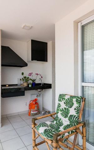 Apartamento para alugar com 66m², 2 quartos e 1 vagaVaranda gourmet