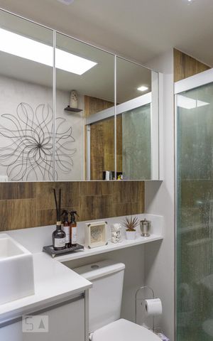 Apartamento à venda com 41m², 1 quarto e 1 vaga Apartamento à venda com 41m², 1 quarto e 1 vagaBanheiro da Suíte