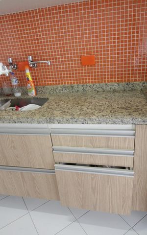 Apartamento à venda com 105m², 3 quartos e 2 vagasCozinha