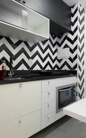 Studio para alugar com 25m², 1 quarto e sem vaga Studio para alugar com 25m², 1 quarto e sem vagaCozinha