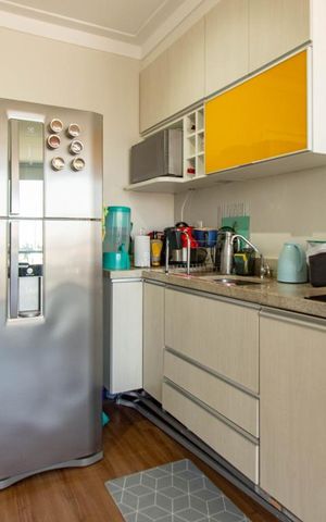 Studio para alugar com 35m², 1 quarto e 1 vaga Studio para alugar com 35m², 1 quarto e 1 vagaCozinha