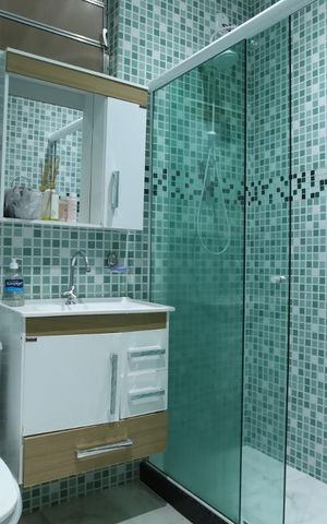 Casa à venda com 70m², 2 quartos e 1 vagaBanheiro Social