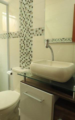 Casa à venda com 136m², 2 quartos e 2 vagasBanheiro Social
