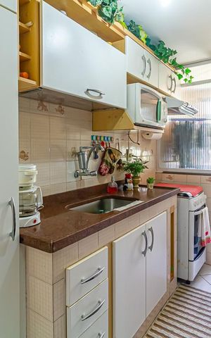 Apartamento à venda com 59m², 2 quartos e 1 vaga Apartamento à venda com 59m², 2 quartos e 1 vagaCozinha e Área de Serviço