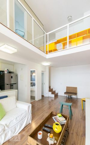 Apartamento para alugar com 77m², 1 quarto e 2 vagas Apartamento para alugar com 77m², 1 quarto e 2 vagasSala