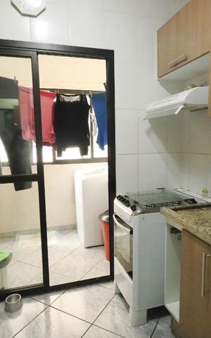 Apartamento à venda com 66m², 2 quartos e 1 vagaCozinha e Área de Serviço