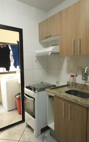 Apartamento à venda com 66m², 2 quartos e 1 vagaCozinha e Área de Serviço