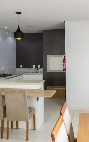 Apartamento à venda com 47m², 2 quartos e 1 vagaÁrea comum - Salão de festas