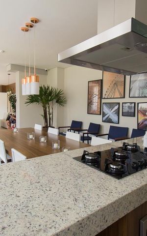Apartamento à venda com 34m², 2 quartos e 1 vagaÁrea comum - Salão de festas