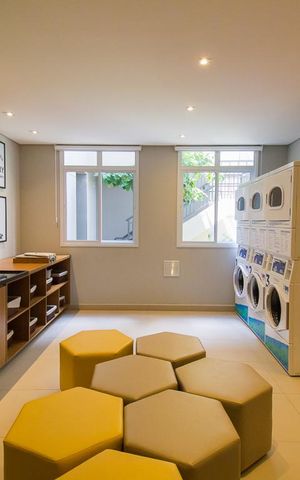 Apartamento à venda com 34m², 2 quartos e 1 vagaÁrea comum - Lavanderia
