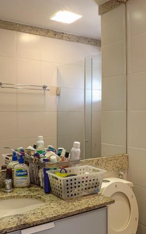 Apartamento à venda com 110m², 4 quartos e 2 vagas Apartamento à venda com 110m², 4 quartos e 2 vagasBanheiro da Suíte