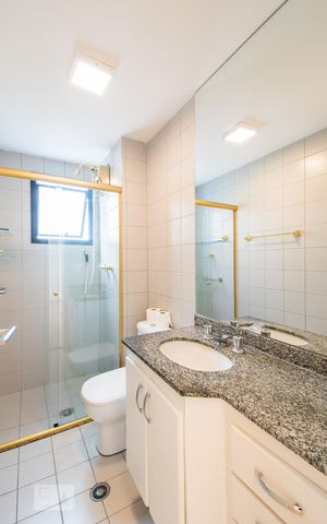 Apartamento para alugar com 40m², 1 quarto e 2 vagasBanheiro