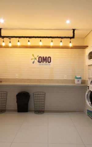 Studio à venda com 27m², 1 quarto e sem vagaLavanderia