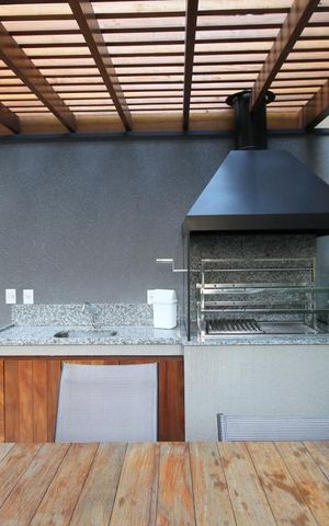 Studio à venda com 27m², 1 quarto e sem vagaChurrasqueira