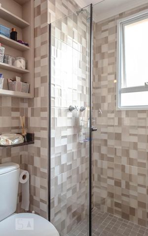 Apartamento à venda com 64m², 2 quartos e 1 vaga Apartamento à venda com 64m², 2 quartos e 1 vagaBanheiro 1 - Suíte