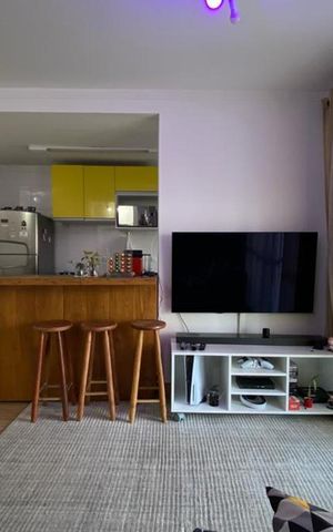 Apartamento para alugar com 60m², 1 quarto e 2 vagas Apartamento para alugar com 60m², 1 quarto e 2 vagasSala