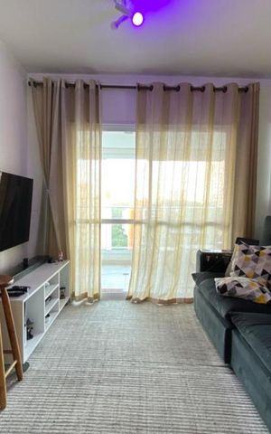 Apartamento para alugar com 60m², 1 quarto e 2 vagas Apartamento para alugar com 60m², 1 quarto e 2 vagasSala