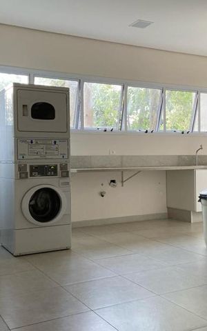 Apartamento para alugar com 60m², 1 quarto e 2 vagas Apartamento para alugar com 60m², 1 quarto e 2 vagasÁrea comum - Lavanderia