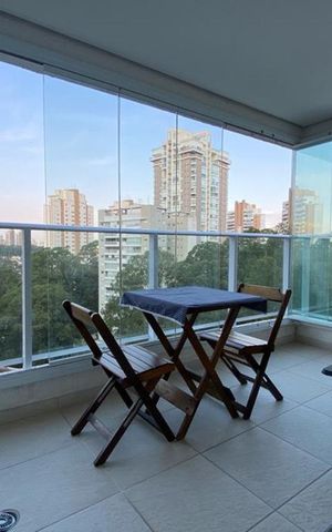 Apartamento para alugar com 60m², 1 quarto e 2 vagas Apartamento para alugar com 60m², 1 quarto e 2 vagasSacada