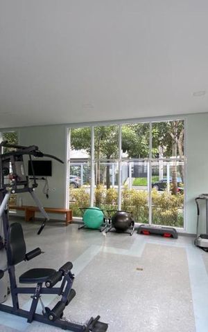 Apartamento para alugar com 60m², 1 quarto e 2 vagas Apartamento para alugar com 60m², 1 quarto e 2 vagasÁrea comum - Academia