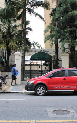 Apartamento à venda com 32m², 1 quarto e 1 vagaFachada e portaria