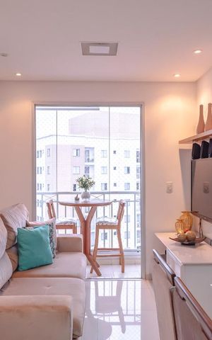 Apartamento à venda com 64m², 3 quartos e 2 vagas Apartamento à venda com 64m², 3 quartos e 2 vagasSala