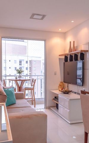 Apartamento à venda com 64m², 3 quartos e 2 vagas Apartamento à venda com 64m², 3 quartos e 2 vagasSala