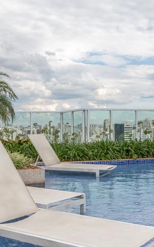 Studio à venda com 41m², 1 quarto e 1 vaga Studio à venda com 41m², 1 quarto e 1 vagaÁrea comum - Piscina