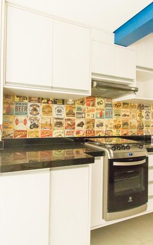 Apartamento para alugar com 42m², 1 quarto e 1 vagaCozinha e Área de Serviço