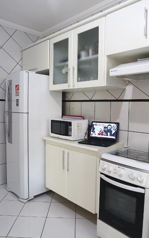 Casa de condomínio à venda com 90m², 3 quartos e 2 vagasCozinha