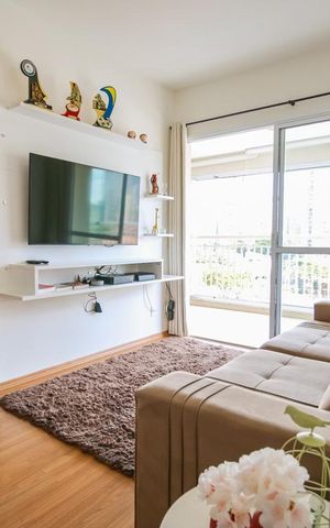 Apartamento à venda com 49m², 1 quarto e 1 vaga Apartamento à venda com 49m², 1 quarto e 1 vagaSala