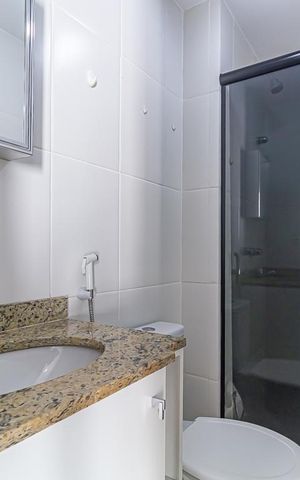 Apartamento para alugar com 53m², 2 quartos e 1 vaga Apartamento para alugar com 53m², 2 quartos e 1 vagaBanheiro Social