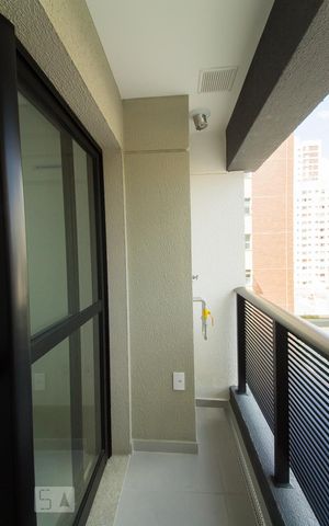 Studio à venda com 25m², 1 quarto e sem vagaVaranda